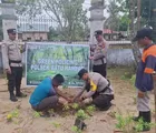 Polsek Batu Hampar Sosialisasi Green Policing dan Tanam Pohon, Ajak Masyarakat Jaga Kelestarian Alam