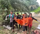 Bocah 8 Tahun yang Tenggelam di Sungai Ngaso Rohul Ditemukan Meninggal Dunia