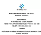 Komdigi Buka Lowongan Kerja Calon Anggota KPI Pusat Periode 2026–2029 