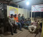Pastikan Siskamling Berjalan Efektif, Polsek Hampar Laksanakan Patroli Sambang Pos Kamling