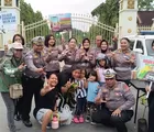 Ditlantas Polda Riau Kampanye Keselamatan Lalu Lintas dan Peduli Lingkungan di CFD Pekanbaru