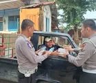 Turun ke Jalan, Polantas Polda Riau Tebar Kepedulian, Edukasi dan Green Policing di Jumat Berokah Pekanbaru