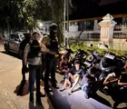 Gelar Patroli Malam, Tim RAGA Polresta Pekanbaru Amankan 38 Motor Knalpot Brong