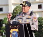 Kapolres Rohil Pimpin Apel Gelar Pasukan dan Peralatan Kesiapsiagaan Penanggulangan Karhutla