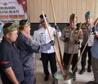 Polres Rohil Musnahkan Hampir 3,98 Kg Sabu, Ribuan Butir Pil Ekstasi dan Happy Five Jaringan Internasional