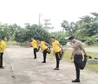 Kapolsek Batu Hampar Olahraga Bersama Personil, Jaga Kebugaran dan Soliditas