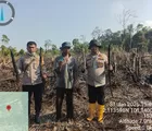 Tim Gabungan Polres Dumai dan Polsek Sungai Sembilan Ungkap Karhutla, Seorang Pelaku Ditangkap