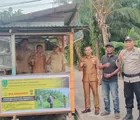 Cegah Karhutla, Polsek Batu Hampar Rohil Pasang Spanduk Imbauan Larangan Membakar Lahan
