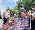 Tingkatkan Performa Pelayanan Driver, Ditlantas Polda Riau Hadirkan Mobil Make Over Ojol
