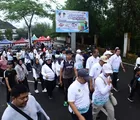 Ribuan Warga Banten Meriahkan Jalan Sehat HPN 2026, Antusias Sambut Kedatangan Presiden Esok