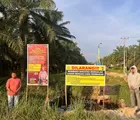 Cegah Karhutla Polsek Batu Hampar Pasang Spanduk Himbauan Larangan Membakar Hutan dan Lahan