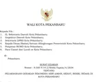 Wako Pekanbaru Terbitkan SE Gerakan Indonesia ASRI, Ini Detail Kegiatannya