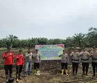 Dukung Ketahanan Pangan 2026, Polsek Batu Hampar Rohil Laksanakan Penanaman Jagung