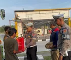 Ditlantas Polda Riau Gelar Sosialisasi Pra Ops Ketupat dan Berbagi Takjil di Tol Pekanbaru - Dumai, Sambut Mudik Lebaran
