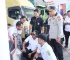 Kapolres Rohil bersama Wabup Cek Langsung Ketersedian BBM dan LPG Jelang Lebaran Idul Fitri 1446 H
