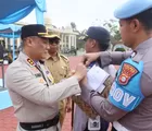 Kapolres Rohil Pimpin Apel Gelar Pasukan Operasi Ketupat Lancang Kuning 2026