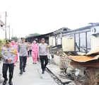 Kapolda Riau Pastikan Bantuan dan Pemulihan Korban Kebakaran Aspol Pintu Angin