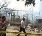 Si jago Merah Lalap 8 Bangunan Semi Permanen di Pekanbaru