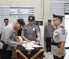 Kapolresta Pekanbaru Pimpin Sertijab Kabag, Kasat dan Dua Kapolsek Jajaran