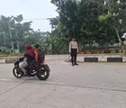 Polsek Batu Hampar Laksanakan Strong Point Pagi Hari, Wujud Polri Hadir Ditengah Masyarakat 