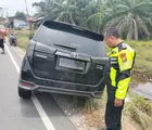 Laka Lantas di Bengkalis, Sopir Innova Reborn Tersangka, Urine Positif Metamphetamine