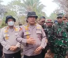Turun Langsung Padamkan Karhutla di Pelalawan, Karo Ops Polda Riau: Kolaborasi Berhasil Jinakkan Api
