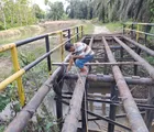 Warga Sambut Antusias, Progres Pembangunan Jembatan Sei Silam di Pulau Jambu Capai 5 Persen