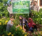 Green Policing Polsek Batu Hampar, Kapolsek Bersama warga Tanam Pohon, Ajak Lestarikan Alam