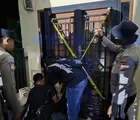 8 Rumah Terduga Narkoba di Panipahan Rohil Disegel Polisi