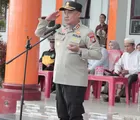 Pimpin Apel Personel Baru Polsek Panipahan, Kapolres Rohil Tegaskan Komitmen Bersih dari Narkoba