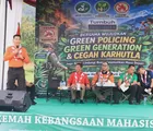 Aparat dah Mahasiswa Bersatu di Rimbang Baling: Diskusi Karhutla hingga Narkoba, Kapolda Riau Tekankan Solusi Nyata
