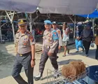 Kapolsek Batu Hampar Pimpin Patroli Pasar, Wujudkan Kamtibmas Kondusif 
