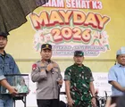 May Day 2026 di Pekanbaru Meriah dan Kondusif, Plt Gubernur Riau, Kapolda dah Pangdam Hadiri Peringatan Bersama Buruh