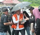 Loyalitas Pendukuang Abdul Wahid Tak Terbendung, Meski di Bawah Guyuran Hujan Deras