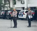 Dirlantas Polda Riau Pimpin Apel Pagi dan Berikan Penghargaan Personel Berprestasi