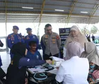 Kapolres Dumai AKBP Angga F Herlambang Hadirkan Program Jalur di Pesisir Pantai TPI Purnama