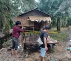 Respon Informasi Warga, Polsek Batu Hampar Segel Gubuk Kebun Sawit, Diduga Dijadikan Tempat Penyalahgunaan Narkoba