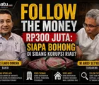 'Follow the Money' Rp300 Juta: Siapa Bohong di Sidang Korupsi Riau?