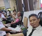 Sambut HUT Bhayangkara Ke-80, Polres Dumai Gelar Donor Darah dan Berhasil Kumpul 49 Kantong 
