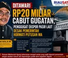 Ditawari Rp20 Miliar Cabut Gugatan, Penggugat Ekspor Pasir Laut Desak Pemerintah Hormati Putusan MA