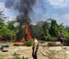 Dari Call Center 110, Polres Kuansing Musnahkan 4 Unit PETI di Sungai Kuantan
