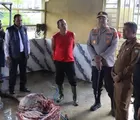 Kapolres Abdya Sidak Pasar Meugang, Daging Sapi dan Kerbau Dipastikan Layak Konsumsi