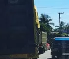 Ada Proyek Betonisasi, Jalur Lintas di Kuantan Mudik Kuansing Diberlakukan Buka Tutup