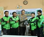 Rangkul Ojek Online Kuantar, Kapolres Kuansing Perkuat Sabuk Kamtibmas