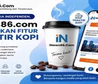 Inovasi Era Digital, iNews86.Com Rilis Fitur Traktir Kopi Dukung Jurnalisme