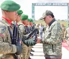 Menhan RI Tinjau Yonif TP 808/Mbaham Matta, Tegaskan Peran Prajurit Tangguh untuk Papua Barat Maju