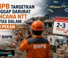 BNPB Targetkan Tanggap Darurat Gempa M 7,7 NTT Tuntas 2–3 Pekan