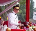 Gubernur Mirza Pimpin Upacara HUT RI ke-81 di Lampung
