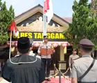Kapolres Tanggamus Pimpin Sertijab Kabag SDM