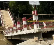 Jembatan di Rumpin Ambruk, Pemerintah Kabupaten Bogor Lakukan Penanganan Darurat